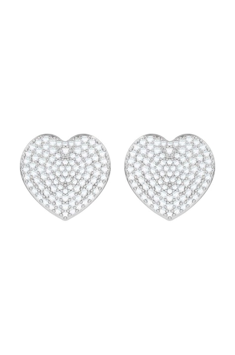 Серьги покрытые серебром Lilou Microsetting