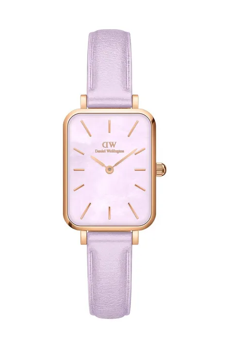 Годинник Daniel Wellington Quadro Lavender жіночий колір фіолетовий