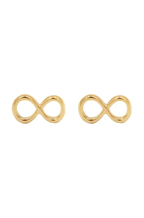 Επιχρυσωμένα σκουλαρίκια Lilou Infinity