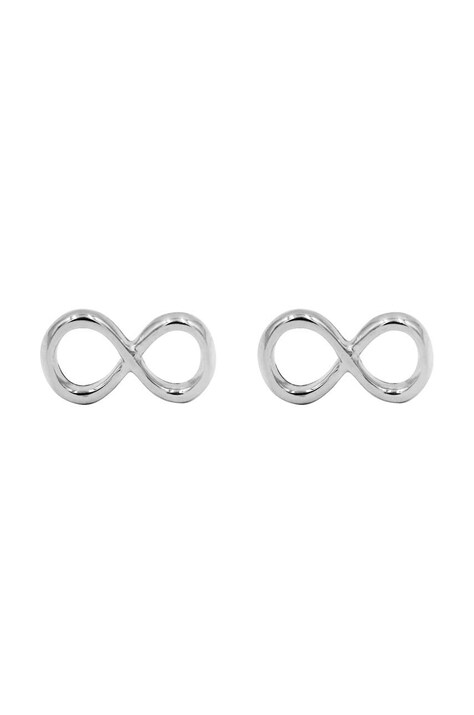 Ασημένια σκουλαρίκια Lilou Infinity