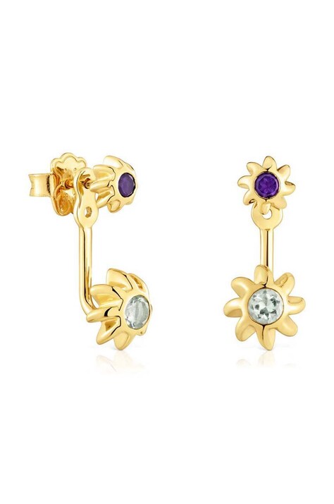 Срібні сережки з позолотою Tous 1004109000