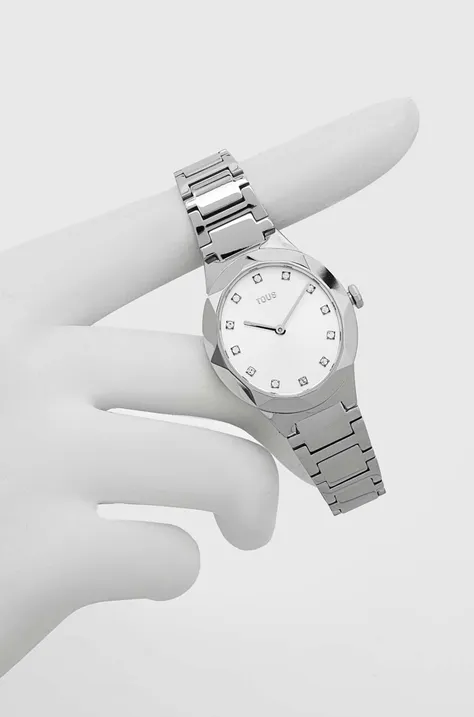 Годинник Tous жіночий колір срібний