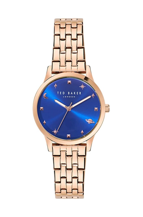 Hodinky Ted Baker dámsky, zlatá farba