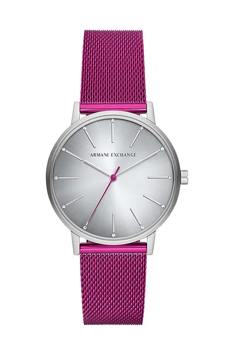 Часы Armani Exchange женский цвет розовый