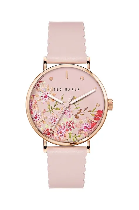 Ρολόι Ted Baker χρώμα: ροζ, BKPPHS238