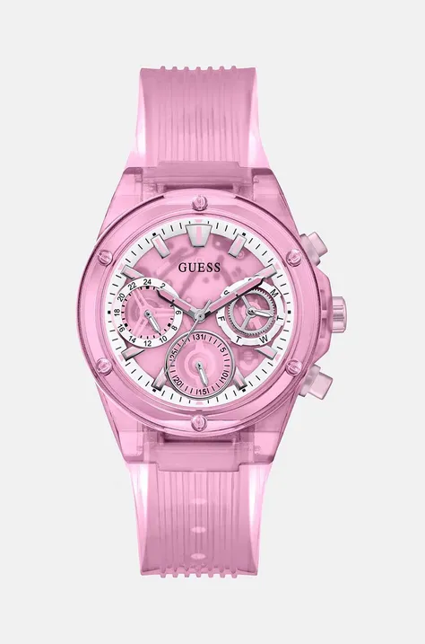 Часовник Guess дамски в розово GW0438L2
