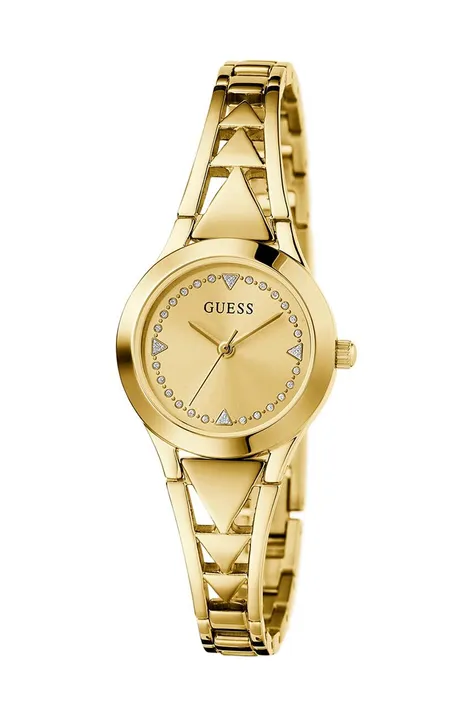 Guess zegarek damski kolor złoty GW0609L2