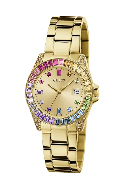 Guess zegarek damski kolor złoty GW0475L3