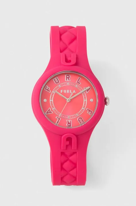 Furla ceas femei, culoarea roz, WW00056001L1