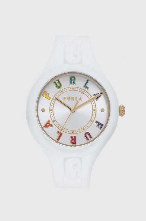 Furla zegarek damski kolor biały WW00056005L2