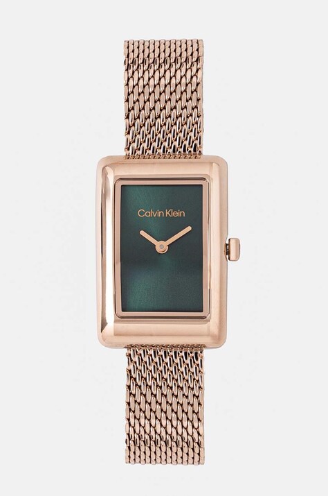 Ρολόι Calvin Klein χρώμα: χρυσαφί, 25200395