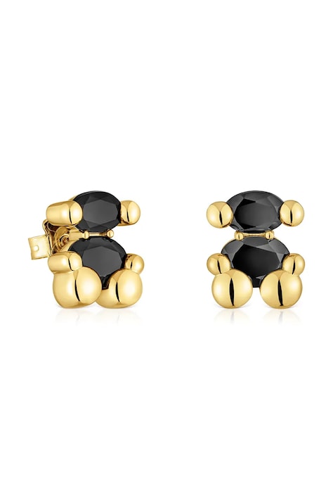 Ασημένια επιχρυσωμένα σκουλαρίκια Tous Bold Bear Gem 1004226700