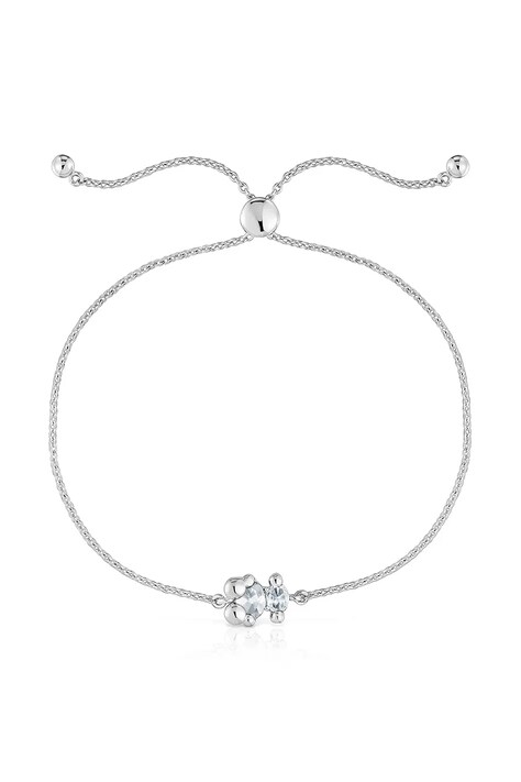 Srebrna zapestnica Tous Bold Bear Gem 1004227100