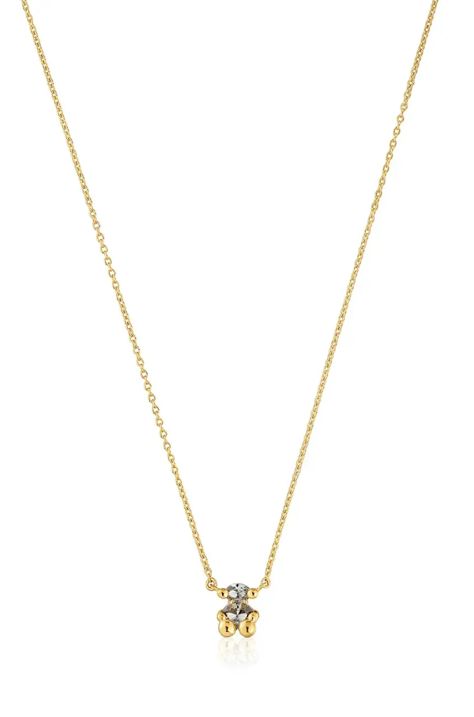 Tous collana in argento placcato oro Bold Bear Lab 1004254600