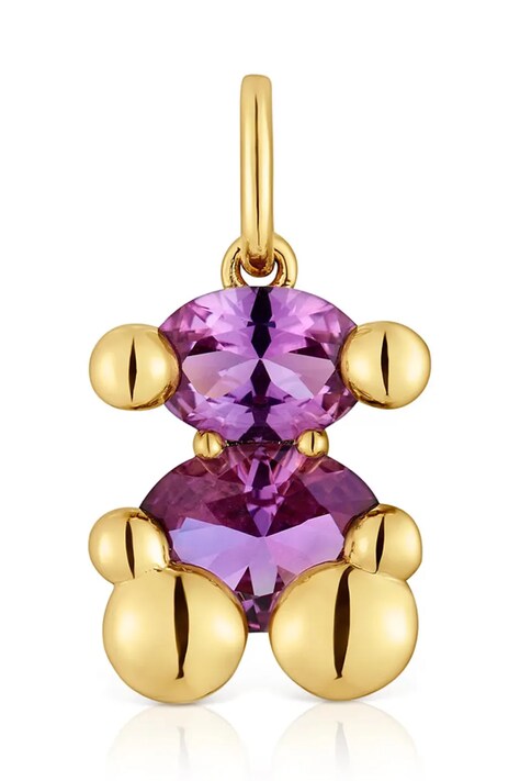 Tous pandantiv din argint placat cu aur Bold Bear Lab 1004255400