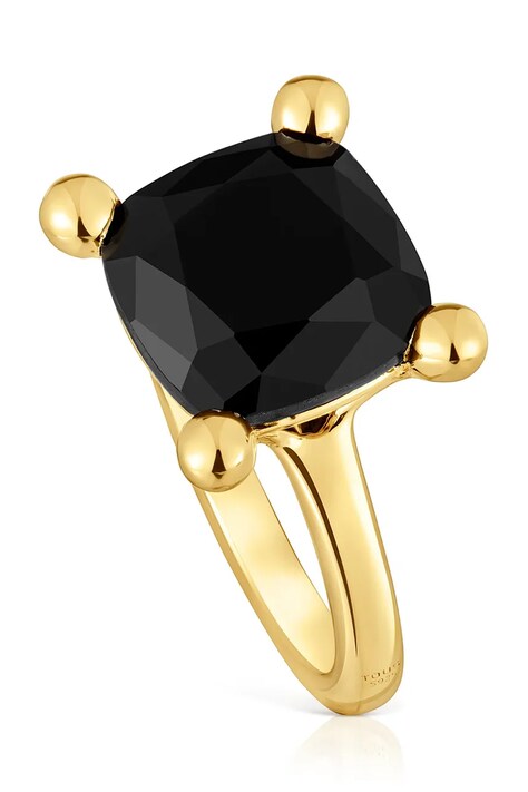 Strieborný pozlátený prsteň Tous 12 Color 1004235812