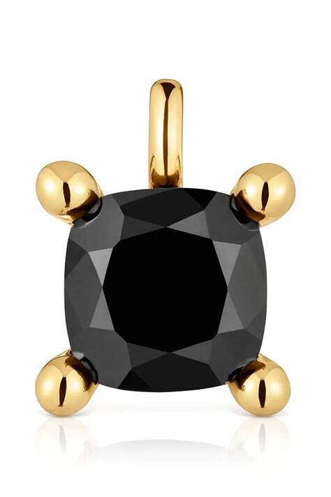 Privjesak od pozlaćenog srebra Tous Color Black 1004234900