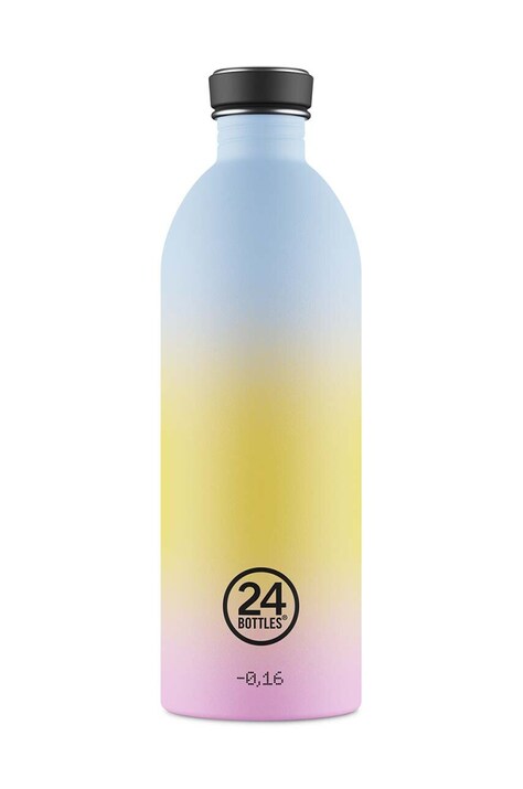 24bottles sticla Urban Bottle 1000ml Aurora culoarea galben, Urban.1lt.Aurora
