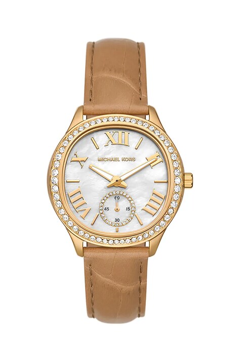 Годинник Michael Kors жіночий колір бежевий MK4819