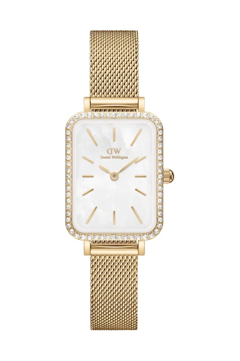 Ρολόι Daniel Wellington Quadro Lumine Bezel Evergold 40 χρώμα: χρυσαφί, DW00100668