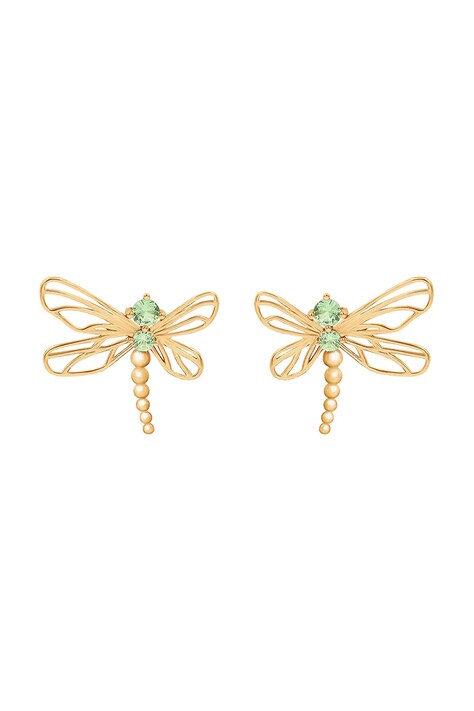 Lilou kolczyki pozłacane Dragonfly 182/22/KOL/AZU/ZIC/PO