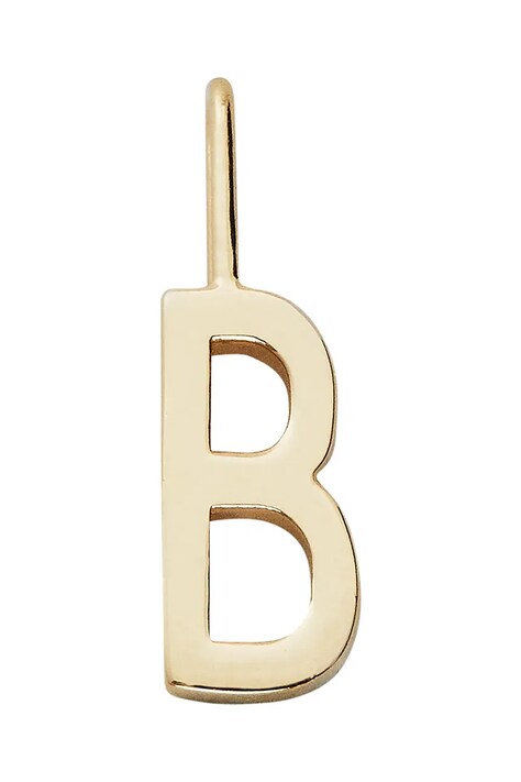 Design Letters zawieszka ze srebra pokrytego złotem 90201547B