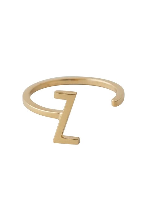 Pozlacený stříbrný prsten Design Letters 90601000Z