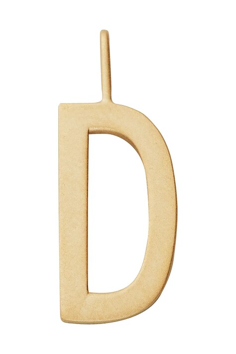 Design Letters pandantiv din argint placat cu aur 90201544D