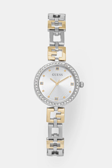 Hodinky Guess stříbrná barva, GW0656L1
