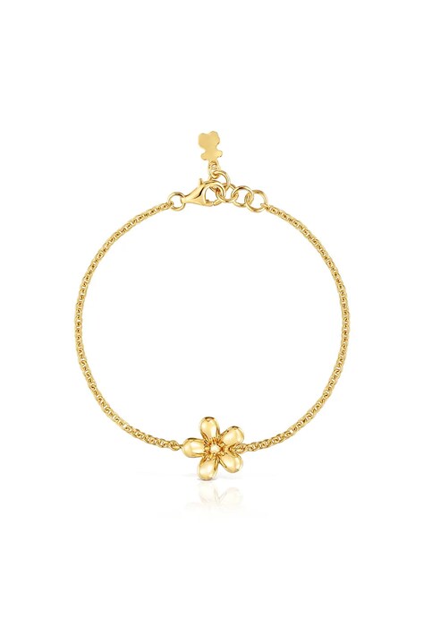 Позлатена сребърна гривна Tous дамска 1004318300