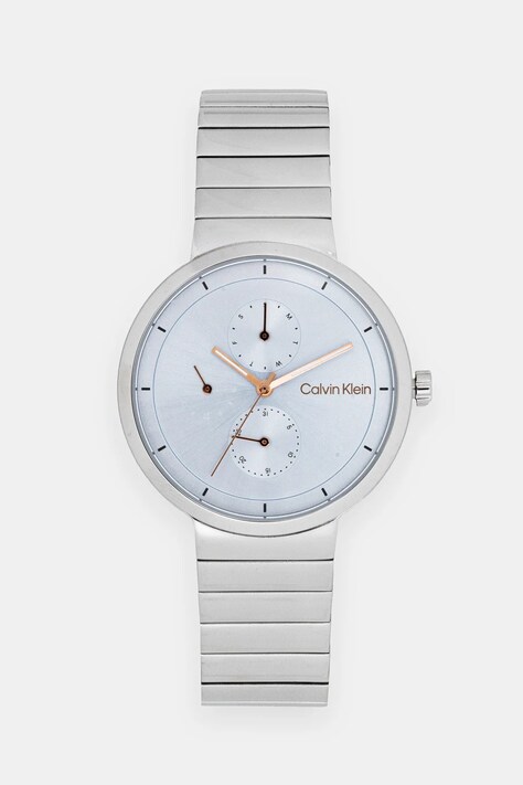 Hodinky Calvin Klein stříbrná barva, 25100032