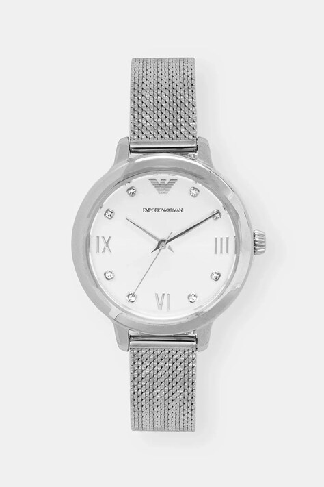 Emporio Armani ceas femei, culoarea argintiu, AR11584