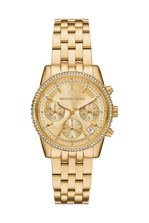 Michael Kors ceas RITZ femei, culoarea auriu, MK7530