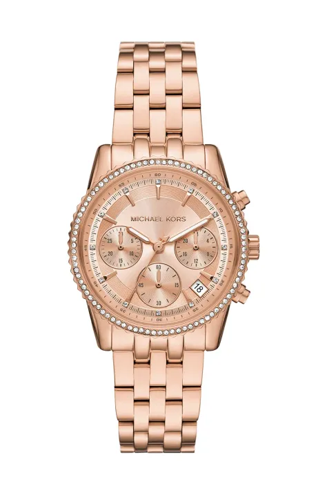 Michael Kors zegarek RITZ damski kolor złoty MK7531