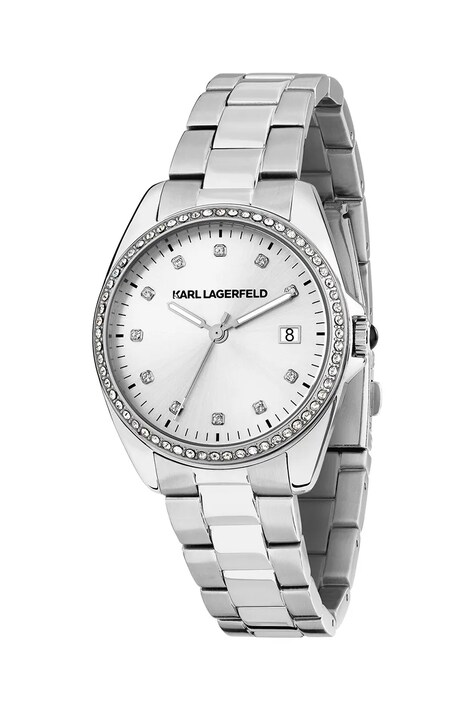 Karl Lagerfeld ceas femei, culoarea argintiu, R0553101510