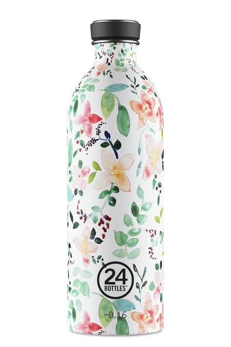Μπουκάλι 24bottles Urban Bottle 1000ml Little Buds χρώμα: πολύχρωμο, Urban.Bottle.1lt.Little Buds
