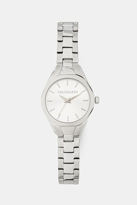 Trussardi zegarek METROPOLITAN damski kolor srebrny R2453157510