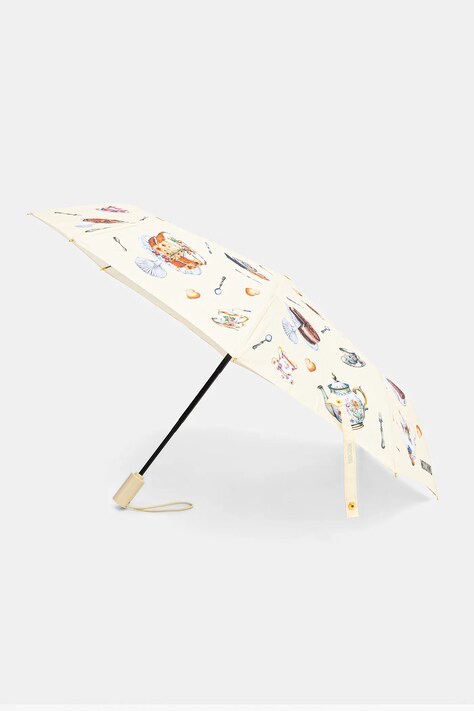 Moschino parasol kolor żółty 8953