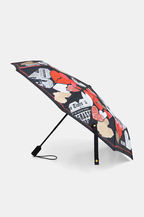 Moschino parasol kolor czarny 8946