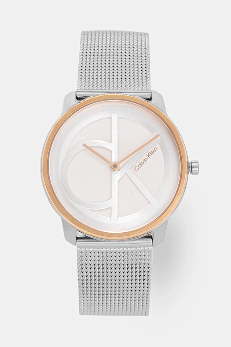 Calvin Klein zegarek damski kolor srebrny 25200033