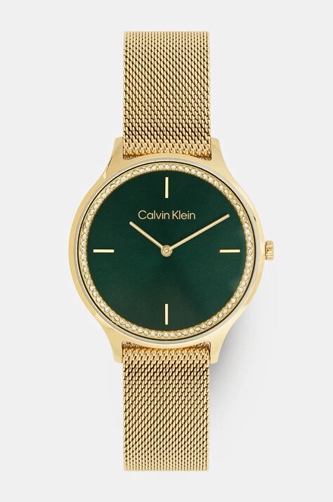 Calvin Klein zegarek damski kolor złoty 25100005