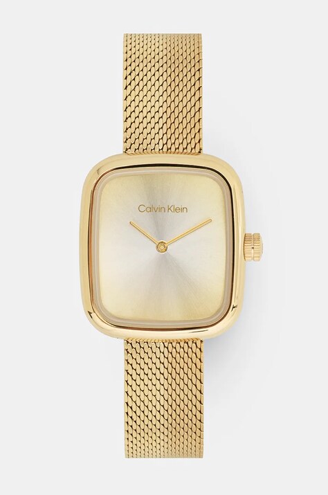 Calvin Klein zegarek damski kolor złoty 25100099
