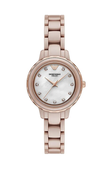 Emporio Armani zegarek damski kolor złoty AR70018
