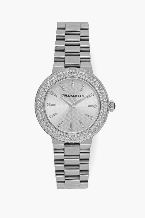 Karl Lagerfeld zegarek damski kolor srebrny R0553104502