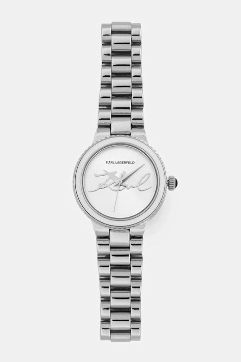 Karl Lagerfeld zegarek damski kolor srebrny R0553104509