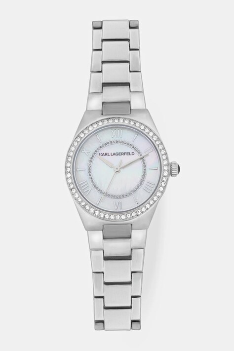 Karl Lagerfeld zegarek damski kolor srebrny R0553105506