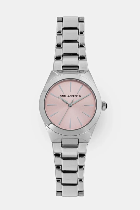 Karl Lagerfeld zegarek damski kolor srebrny R0553105510