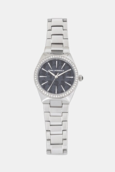 Karl Lagerfeld zegarek damski kolor srebrny R0553105511