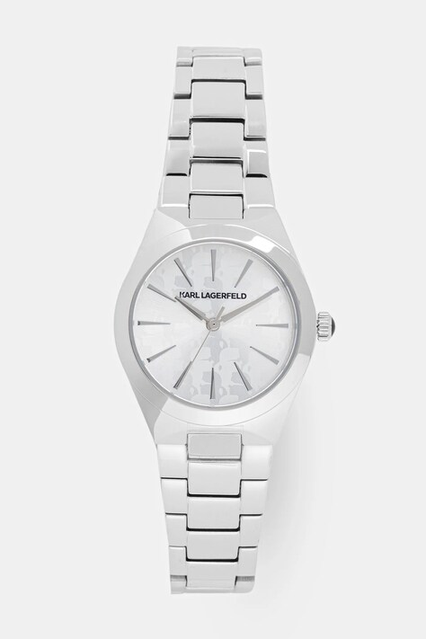 Karl Lagerfeld zegarek damski kolor srebrny R0553105512