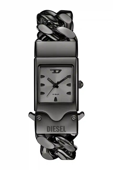 Diesel zegarek damski kolor szary DZ2227